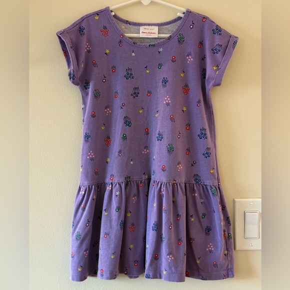 Hanna Andersson Other - {Hanna Anderson}-Size 120cm 6/7-Purple Floral Print Dress